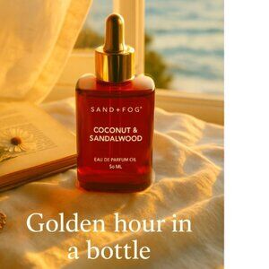 Sand + Fog Coconut Sandalwood Perfume Oil 1.7floz. Your Soft & Sunkissed Scent!